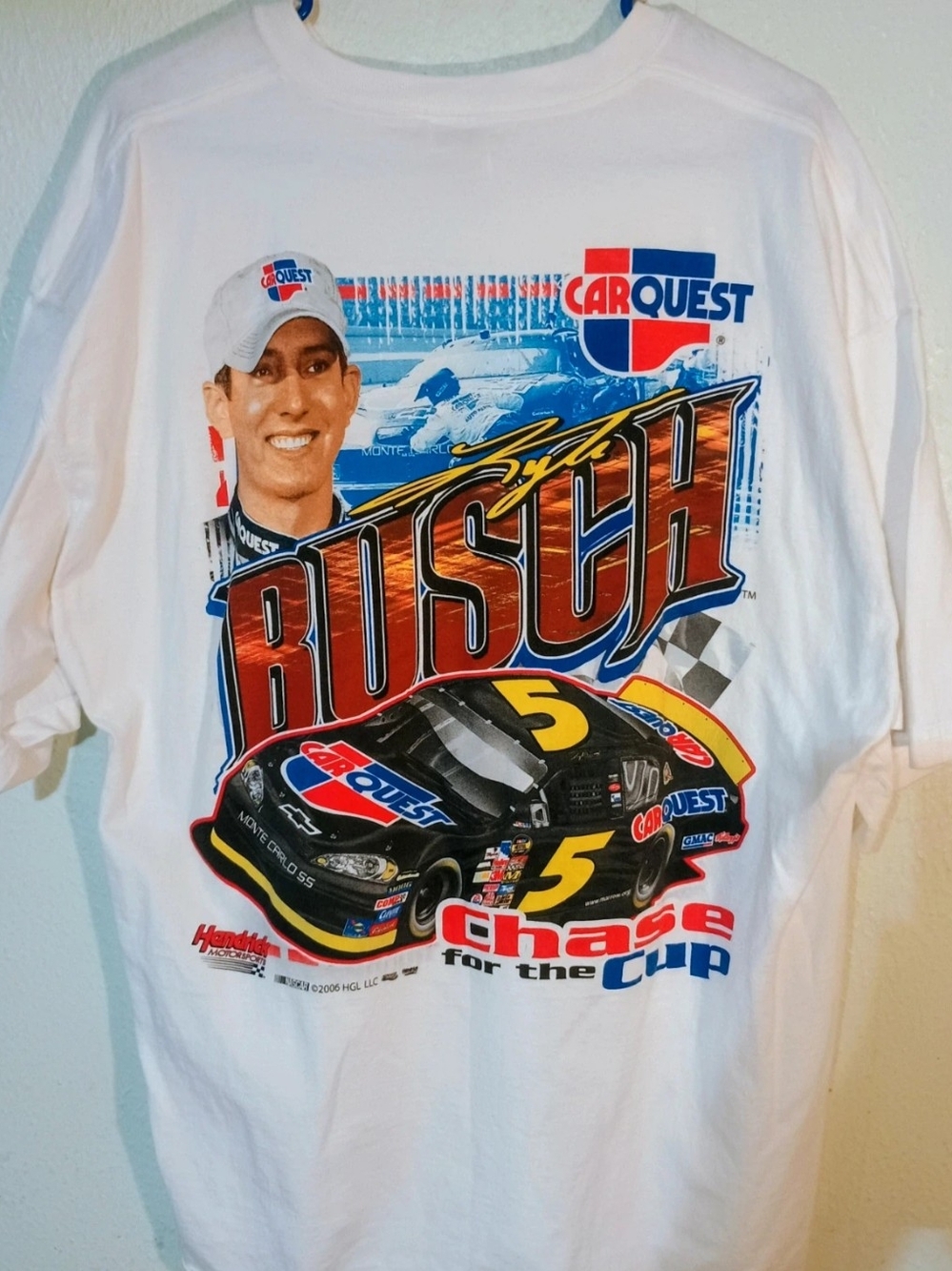 Kyle Busch Carquest Racing Graphic Tee Vintage Y2K 2XL Unused